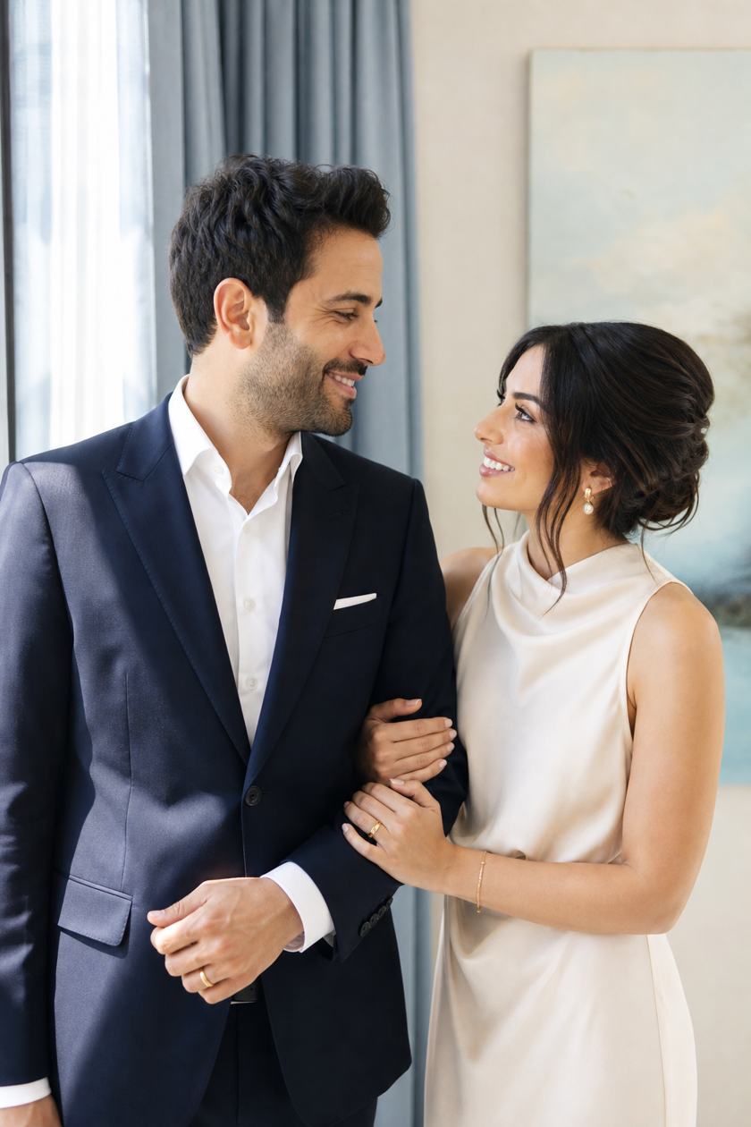 Mutlu evli çift